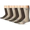 imageColumbia Mens 4 Pack Everyday Crew SocksKhakiBrown Heather