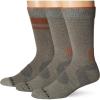 imageColumbia Mens Balance Point Crew Socks 3Pack Grey 1013 US