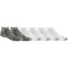 imageColumbia Mens Lowcut Mesh Top Arch Support Poly Blend 6 Pair SocksGreyWhite