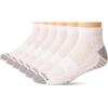 imageColumbia Mens Lowcut Mesh Top Arch Support Poly Blend 6 Pair SocksWhiteColumbia Grey