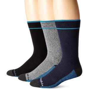 imageColumbia Mens 3 Pack Casual Cotton Crew SocksNavy2