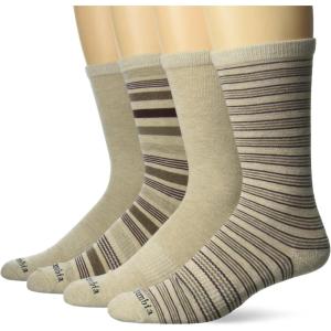imageColumbia Mens 4 Pack Everyday Crew SocksKhakiBrown