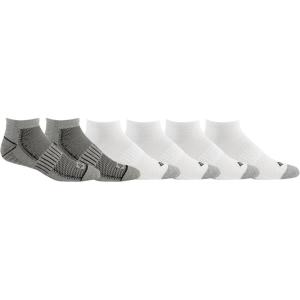 imageColumbia Mens Lowcut Mesh Top Arch Support Poly Blend 6 Pair SocksGreyWhite