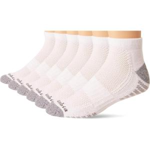 imageColumbia Mens Lowcut Mesh Top Arch Support Poly Blend 6 Pair SocksWhiteColumbia Grey