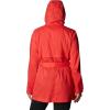 imageColumbia Womens Pardon My Trench Rain JacketRed Hibiscus