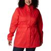imageColumbia Womens Pardon My Trench Rain JacketRed Hibiscus