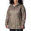 imageColumbia Womens Splash a Little II JacketStone Green Cyanofrond Print