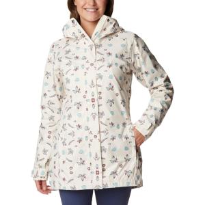 imageColumbia Womens Splash a Little II JacketChalk Cyanofrond Print