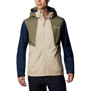 imageColumbia mens Inner Limits II JacketAncient FossilCollegiate NavyStone Green