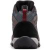 imageColumbia Mens Redmond V2 Mid Waterproof Hiking ShoeGraphiteRed Jasper