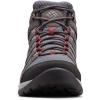 imageColumbia Mens Redmond V2 Mid Waterproof Hiking ShoeGraphiteRed Jasper