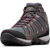 imageColumbia Mens Redmond V2 Mid Waterproof Hiking ShoeGraphiteRed Jasper