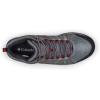 imageColumbia Mens Redmond V2 Mid Waterproof Hiking ShoeGraphiteRed Jasper