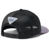 imageColumbia UnisexAdult Pfg Fish Flag Mesh Snap BackBlack  Granite Purple