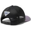 imageColumbia UnisexAdult Pfg Fish Flag Mesh Snap BackBlack  Granite Purple