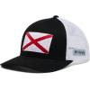 imageColumbia UnisexAdult Pfg Fish Flag Mesh Snap BackBlackAlabama Flag