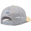 imageColumbia UnisexAdult Pfg Fish Flag Mesh Snap BackCocoa Butter  Cool Grey