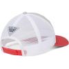 imageColumbia UnisexAdult Pfg Fish Flag Mesh Snap BackCool GreyWhiteRed Hibiscus