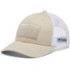 imageColumbia UnisexAdult Pfg Fish Flag Mesh Snap BackFossilWhiteFish Flag