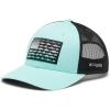 imageColumbia UnisexAdult Pfg Fish Flag Mesh Snap BackGulf Stream  Black
