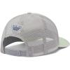 imageColumbia UnisexAdult Pfg Fish Flag Mesh Snap BackLight LimeNimbus Grey