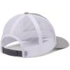 imageColumbia unisexadult Mesh Snap BackColumbia Grey Heather Mt Hood Circle Patch