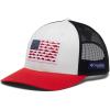 White/Collegiate Navy/Red Spark