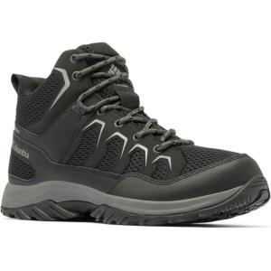 imageColumbia Mens Granite Trail Mid Waterproof Hiking ShoeBlackTitanium Grey Steel