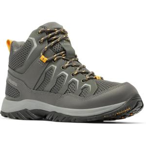 imageColumbia Mens Granite Trail Mid Waterproof Hiking ShoeDark GreyRaw Honey