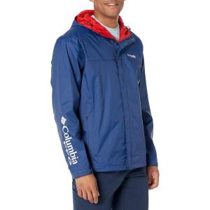 imageColumbia Mens PFG Storm JacketMoisture Wicking  Sun Protection  WhiteMagnolia Print