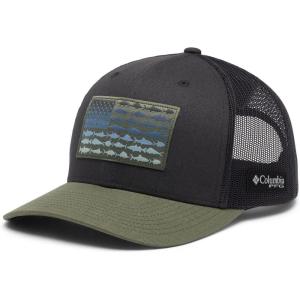 imageColumbia UnisexAdult Pfg Fish Flag Mesh Snap BackSharkCypress