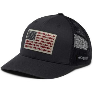 imageColumbia UnisexAdult Pfg Fish Flag Mesh Snap BackSharkFish Flag