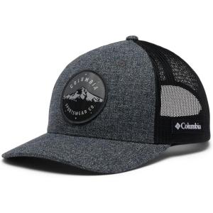 imageColumbia unisexadult Mesh Snap BackGrill Heather Mt Hood Circle Patch