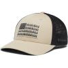 imageColumbia UnisexAdult Tree Flag Mesh Ball Cap  High CrownAncient FossilBlack