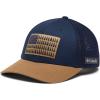imageColumbia UnisexAdult Tree Flag Mesh Ball Cap  High CrownCollegiate NavyDelta