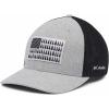 imageColumbia UnisexAdult Tree Flag Mesh Ball Cap  High CrownColumbia Grey HeatherBlack