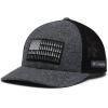 imageColumbia UnisexAdult Tree Flag Mesh Ball Cap  High CrownGrill Heather