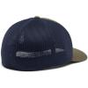 imageColumbia UnisexAdult Tree Flag Mesh Ball Cap  High CrownOlive Green  Collegiate Navy