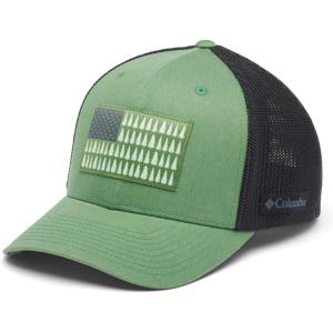 imageColumbia UnisexAdult Tree Flag Mesh Ball Cap  High CrownCanteenBlack