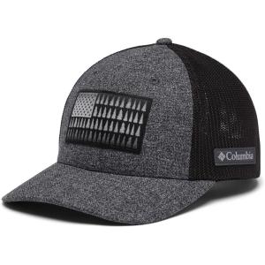 imageColumbia UnisexAdult Tree Flag Mesh Ball Cap  High CrownGrill Heather