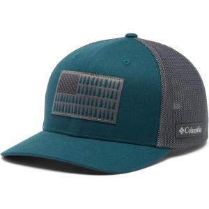 imageColumbia UnisexAdult Tree Flag Mesh Ball Cap  High CrownNight Wave