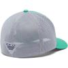 imageColumbia Unisex Adult PFG Mesh Hooks Ball CapElectric TurquoiseSilver