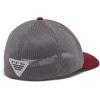imageColumbia Unisex Adult PFG Mesh Hooks Ball CapRed JasperSilver