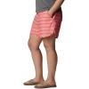 imageColumbia Womens Pleasant Creek Stretch ShortSalmonTeak Brown Tie Dye Stripe
