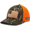 imageColumbia unisexadult PHG Camo Mesh Ball CapMossy Oak Bottomland  Blaze Game Flag