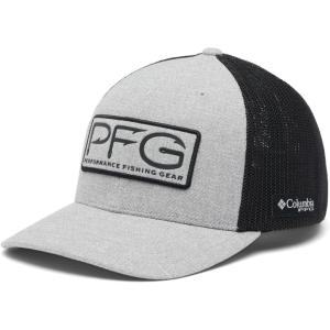 imageColumbia Unisex Adult PFG Mesh Hooks Ball CapCool Grey HeatherBlack