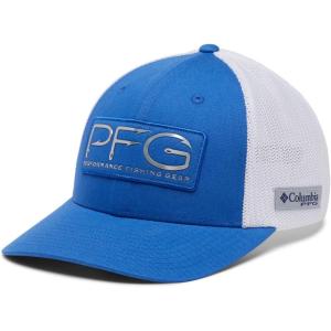 imageColumbia Unisex Adult PFG Mesh Hooks Ball CapVivid BlueSilver