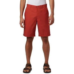 imageColumbia Mens Washed Out Short Cotton Classic FitCarnelian Red