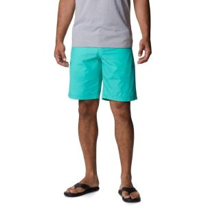 imageColumbia Mens Washed Out Short Cotton Classic FitElectric Turquoise