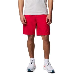 imageColumbia Mens Washed Out Short Cotton Classic FitMountain Red